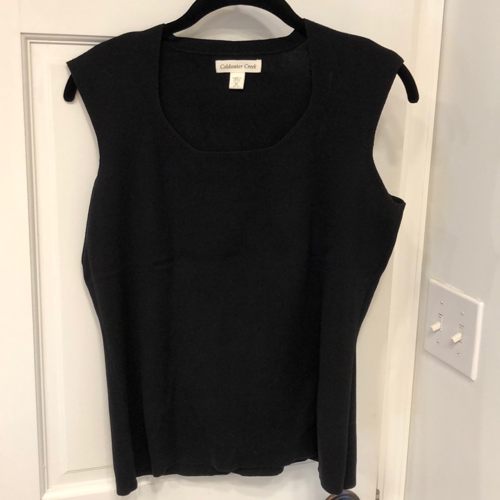 Coldwater creek sleeveless knit top.